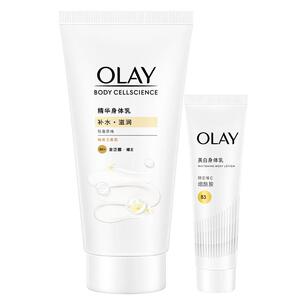 OLAY三抗超白瓶美白身体乳女秋冬烟酰胺保湿滋润抗糖抗氧持久留香