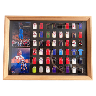 克劳福德球衣徽章原创球迷胸针创意摆台实木装裱相框挂框生日礼物