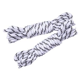 皮蓬鞋带适配黑白熊猫大Air黑白双色登山马丁靴子鞋带圆绳细