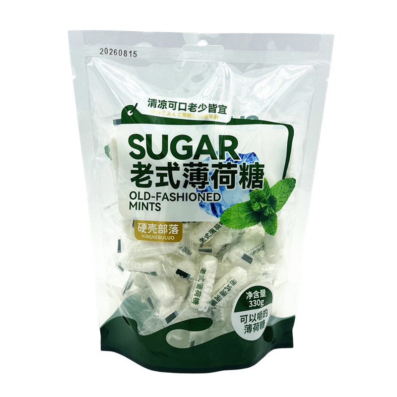 硬壳部落老式薄荷糖独立包装小吃