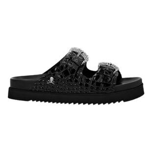 PHILIPP PLEIN 女士时尚皮革平底凉鞋