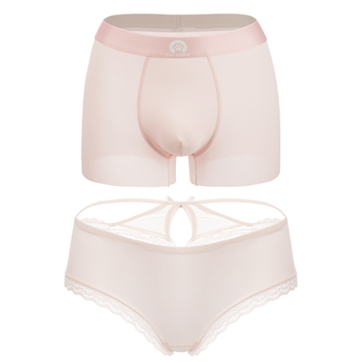 浪漫又甜蜜~迷人粉欲系情侣内裤