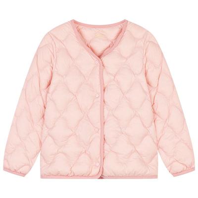 笛莎官方旗舰店女童轻薄羽绒服秋