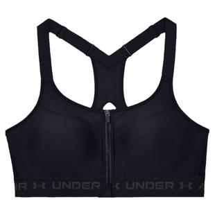 安德玛官方UA  女子田径有氧拉链干爽防震运动内衣-高强度1355110