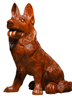 摆件十二生肖风水红木工艺品