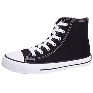 回力帆布鞋男款加绒款高帮帆布鞋男士鞋子男款休闲2025新款板鞋男