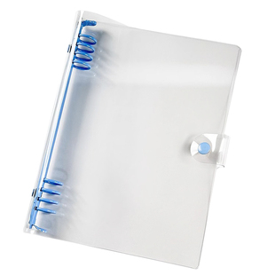 b5活页本外壳单卖a5透明软皮封面大容量可拆卸扣环活页夹金属扣高颜值大学生初高中生专用考研手账账diy配件