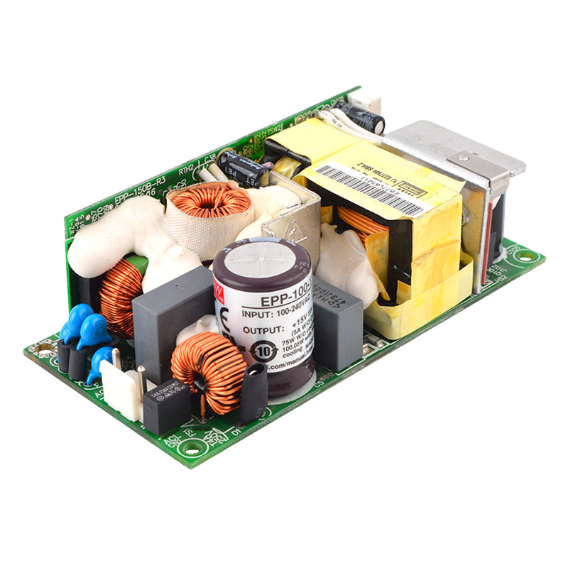 明纬电源裸板带PFC100W