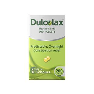 DULCOLAX乐可舒通便丸比沙可啶便秘润肠通便老人便秘药200粒