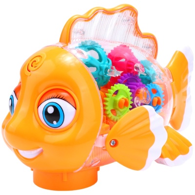 电动玩具发光音乐摇摆鱼