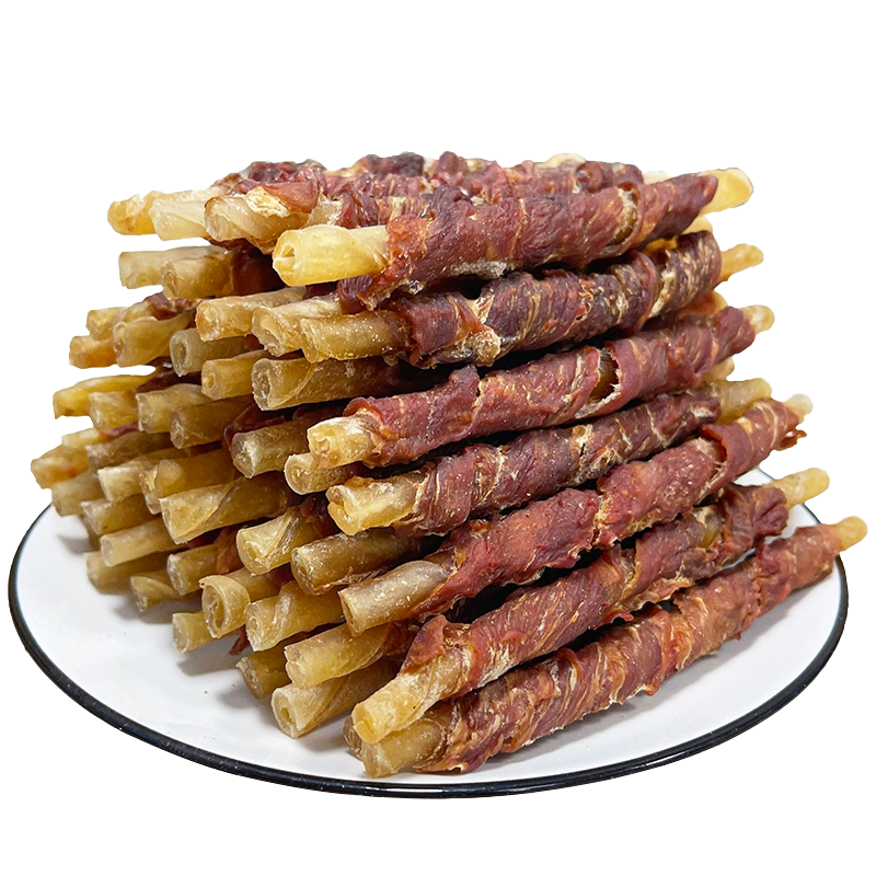 狗狗磨牙棒鸭肉缠牛皮清新