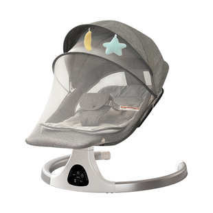 婴儿电动摇椅哄娃神器宝宝哄睡摇摇床可坐可躺安抚椅新生儿摇篮床