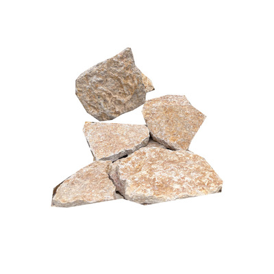 天然暖色不规则乱石片庭院墙砖