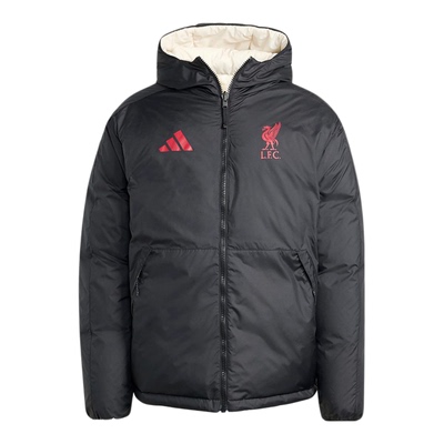 adidas阿迪达斯三叶草双面穿利物浦足球文化保暖男羽绒服 JW7902