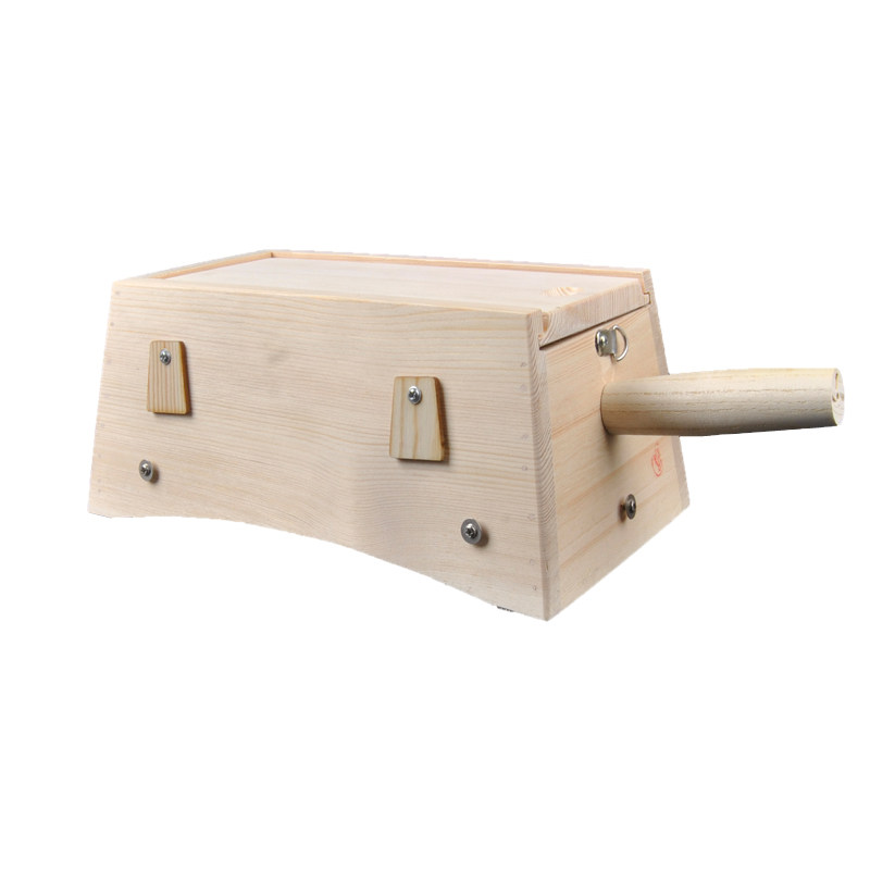 实木制六柱加高器具腰腹背艾灸盒