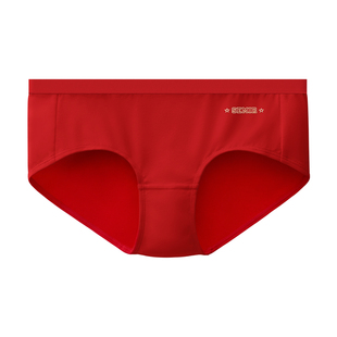 森马内裤女纯棉100%棉内裆抗菌属马新年礼盒红色2026款本命年三角