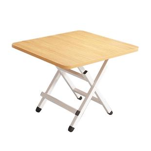 可折叠桌子简易出租屋便携式小餐桌家用正方形吃饭桌户外摆摊方桌