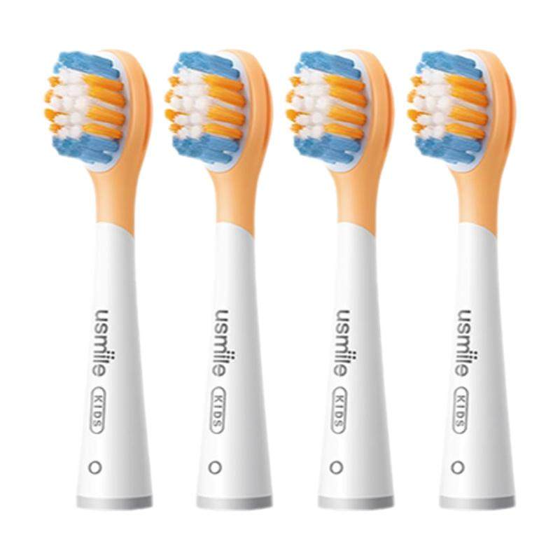 usmile笑容加儿童电动牙刷头宝宝软毛防蛀通用款替换头适用3岁+