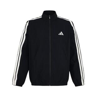 三条纹休闲夹克薄外套男装春季新款adidas阿迪达斯官方轻运动