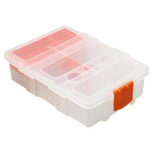 零件盒 分类收纳盒 塑料分格五金工具箱多功能组合式螺丝元件盒子