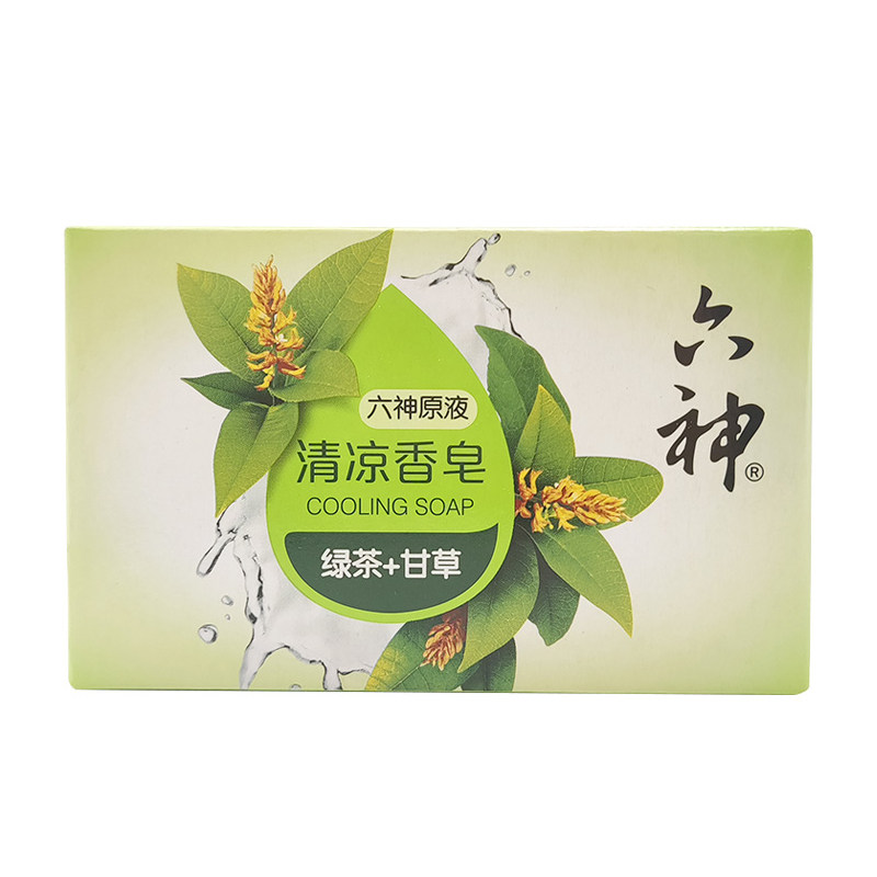六神香皂108g*7块装绿茶甘草百合