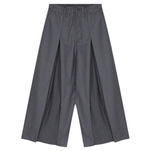 niko and ...裤子女2026春季新款设计感休闲压褶长裤574343