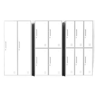 钢制更衣柜员工储物柜四六门宿舍健身房换衣柜铁皮收纳存包柜带锁