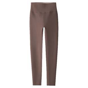 加绒加厚鲨鱼裤女外穿秋冬季高腰2025新款打底瑜伽裤保暖加长东北