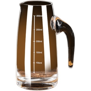 白酒分酒器倒酒壶红酒醒酒器家用公道杯量酒器带刻度小号玻璃酒杯