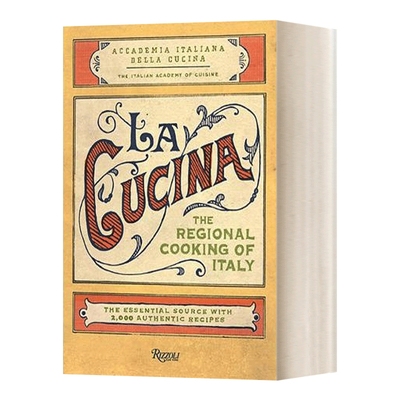 英文原版 La Cucina The Regional Cooking of Italy 意大利的地方烹饪 精装 英文版 进口英语原版书籍