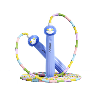 竹节跳绳儿童小学幼儿园大班初学一年级专用绳子不打结不缠绕跳神