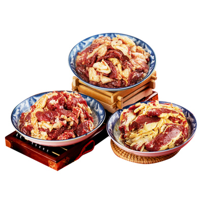 齐函杨佳齐齐哈尔烤肉套餐4斤装