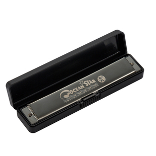 德国hohner青铜音簧和来24孔复音口琴C调初学生专业演奏和莱口琴