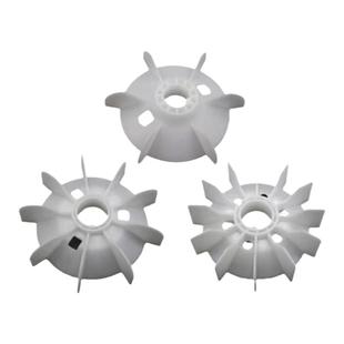 耐高温塑料电机风叶聚丙烯PP料散热扇叶Y80-355防烫耐用国标加厚