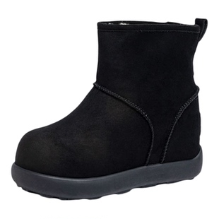 震地王厚底内增高12cm雪地靴女2025冬季新款加绒保暖大棉鞋短靴子