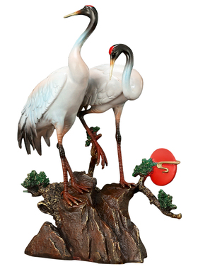 上善若水黄铜祝福中式