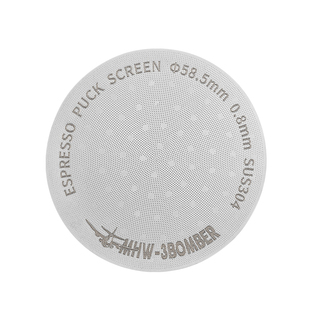 MHW-3BOMBER轰炸机二次分水网钛黑 意式咖啡手柄均匀萃取过滤片