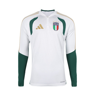 小李子阿迪达斯2026世界杯意大利球员版半拉链训练服成人男JZ9367