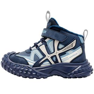 回力男童棉鞋2025冬季防滑保暖冬鞋高帮大童二棉鞋儿童加绒运动鞋