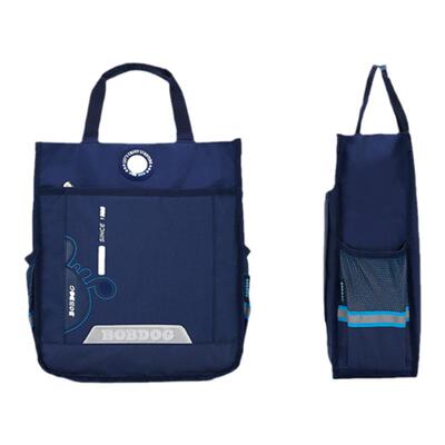 巴布豆手提双肩斜跨拎书袋补课包