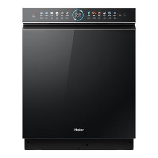 爆款海尔双面洗洗碗机W5000Plus黑/白18+3套家用全自动嵌入式消毒