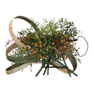 妖及 大型造景手工花艺装置定制样板间酒店餐厅玄关民宿会所摆件