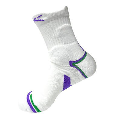 史莱辛格毛巾底透气中筒袜运动袜