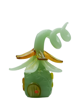 琉璃手作精灵花房车载桌面摆件