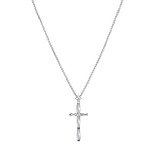 星芒十字架吊坠项链男士龙骨链男生男款轻奢小众毛衣链高级感配饰