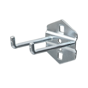 固尔美方孔双斜挂钩洞洞板挂钩五金工具架挂钩饰品展示架挂钩抓钩