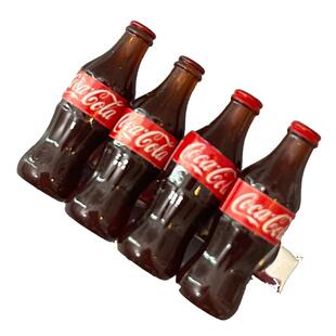 搞怪酸奶可乐饮料瓶仿真发夹鸭嘴夹啤酒瓶趣味可爱4个装架子发卡