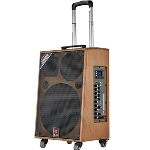 欧美声512V专业户外音响K歌大功率广场舞唱歌三分频12寸拉杆音箱