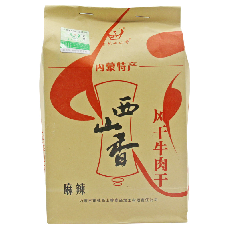 霍林西山香225g风干牛肉干