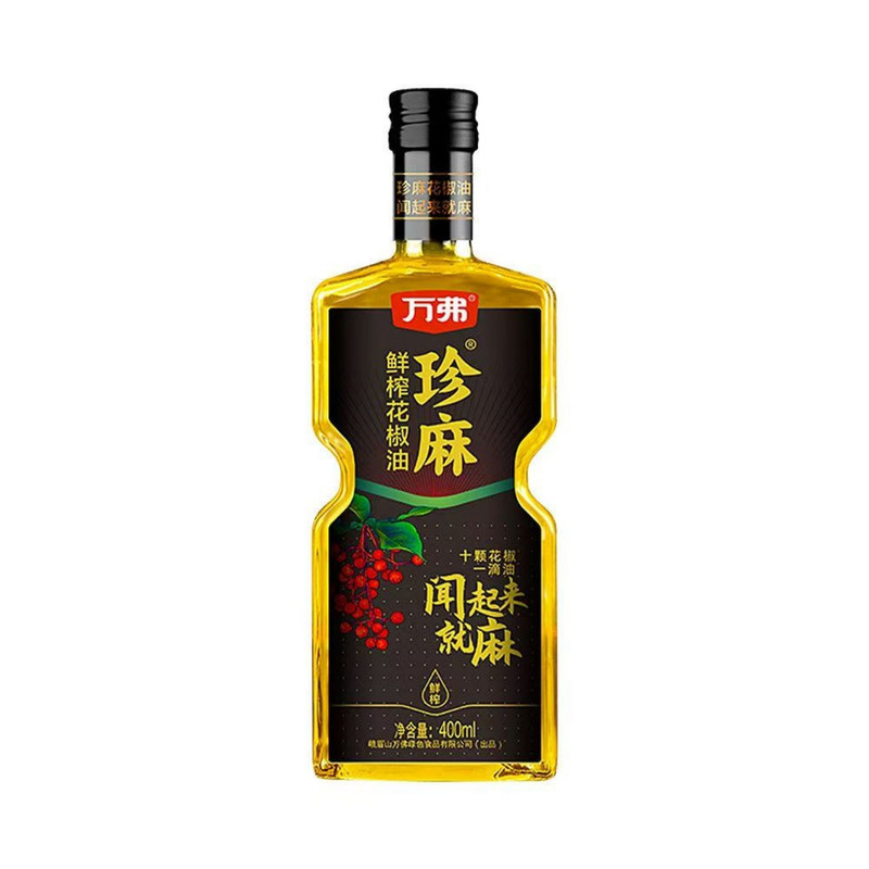 万弗珍麻鲜萃花椒油400ml
